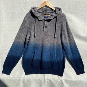 American Eagle Men’s Ombré Knit Hoodie Size Medium